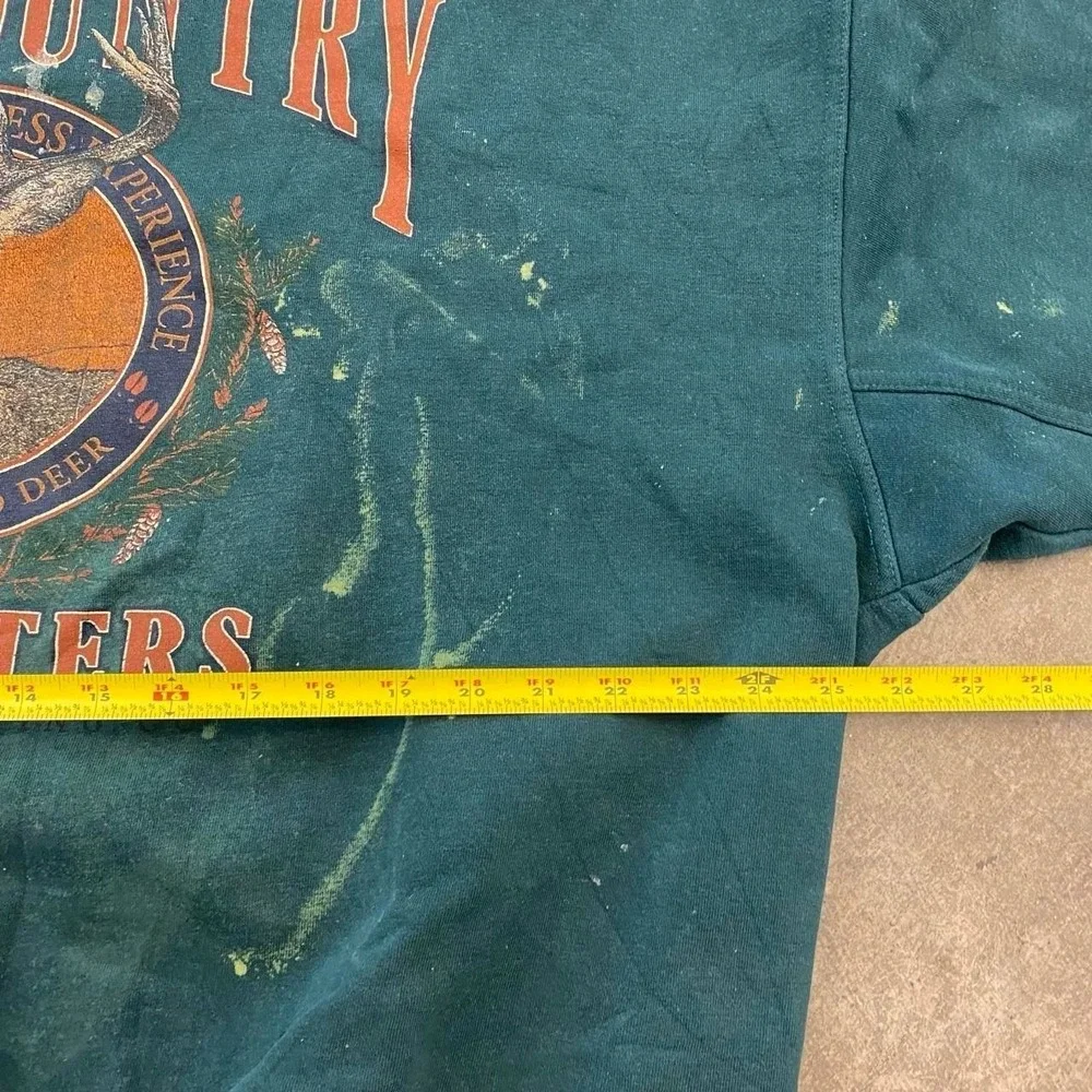 Vintage 90s Backcountry Outfitters Deer Nature Outdoors Hunting Crewneck Size XL
